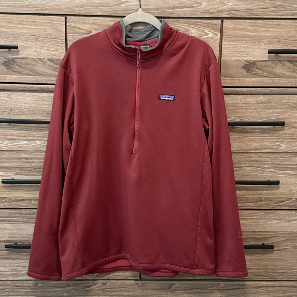 Patagonia R1 Daily Zip-Neck Size XL Sequoia Red
